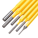 6pcs 150mm Pin Punch Kit Set Solid Hole Punch Chisel Machining Maintenance Wooden Woodworking Tool