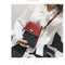 Women Bling Blind PU Leather Portable Shoulder Bag Phone Pouch for iPhone Xiaomi Nokia Huawei