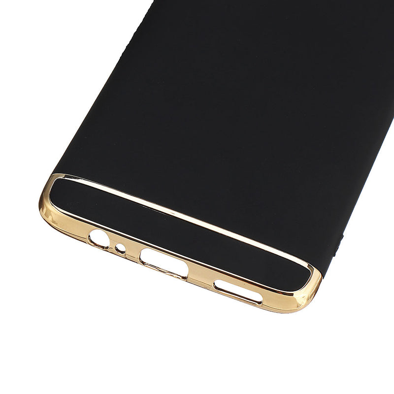 Bakeey Ultra-thin 3 in 1 Plating Frame Splicing PC Hard Protective Case For OnePlus 6