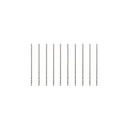 10pcs 3.175mm Shank 0.2-0.9mm HSS Twist Drill Bits