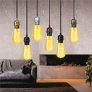 E27 Fabric Flex Ceiling Light Romantic Pendant Lamp Holder Fitting Lighting Decoration AC110-220V