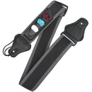 Nylon Guitar Strap with Three Pick Holder Strap with for Electric Acoustic Bass Guitar