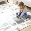 200x150cm Foldable Baby Infant Play Crawl Mat Children Folding Carpet Camping Picnic Pad