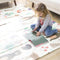 200x150cm Foldable Baby Infant Play Crawl Mat Children Folding Carpet Camping Picnic Pad