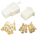 10sets 6 Way 2.8mm Connector Terminal Kit For Car Motorcycle Pin Blade Scooter ATV