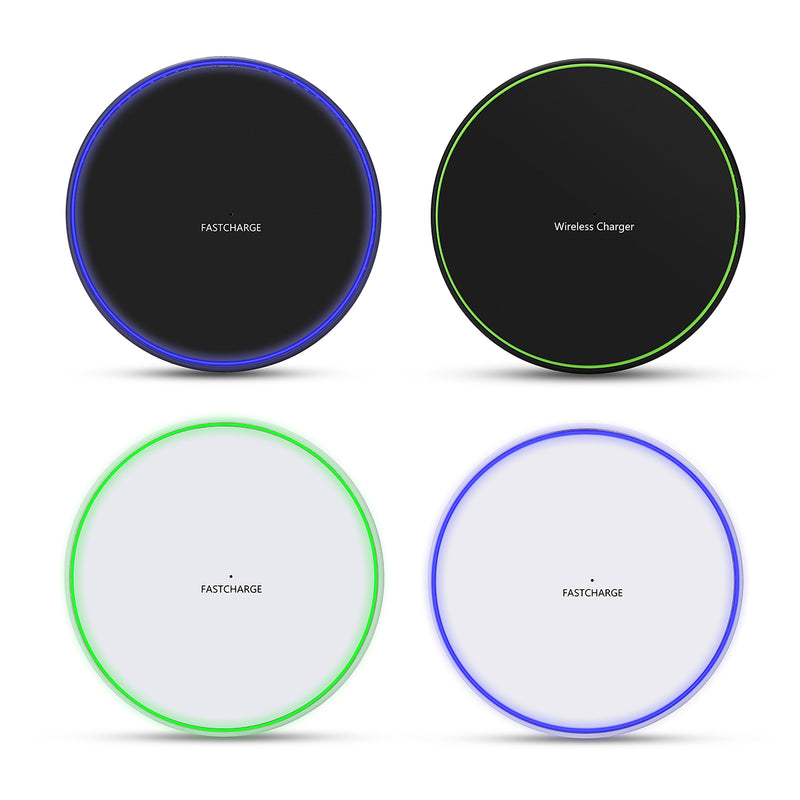 Qi Wireless Charger 10W Fast Charging Pad Dock For Samsung Note 9 for iPhone XS