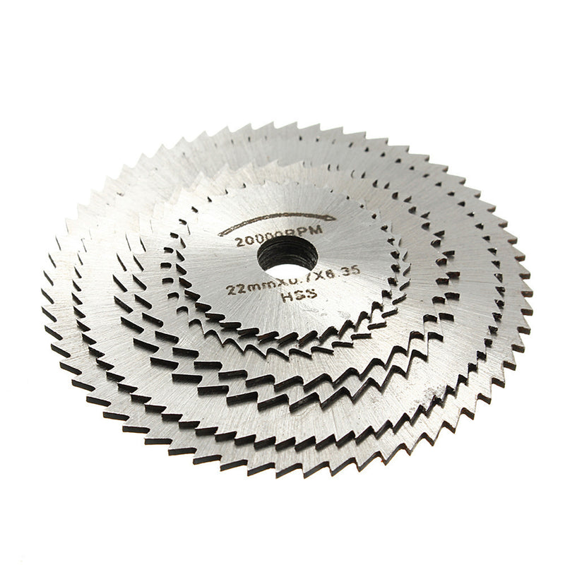 7pcs Circular Wood Cutting Saw Blade Discs with Mandrel