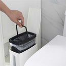 Plastic Trash Can Toilet Cleaning Brushes Thin Waste Bin Dustbin Garbage for Bathroom
