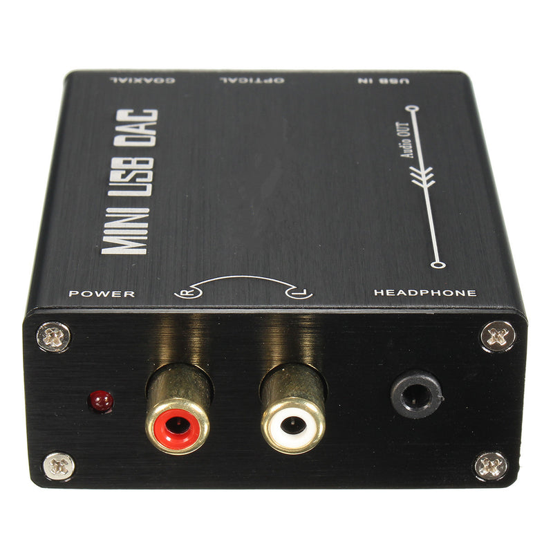 HIFI USB to S/PDIF Optical Coaxial Analog Audio Converter DAC PCM2704 Decoder DAC