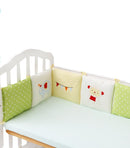6PC A Set Baby Bed Bumpers Cotton Plush Safety Infant Toddler Nursery Beding Protection