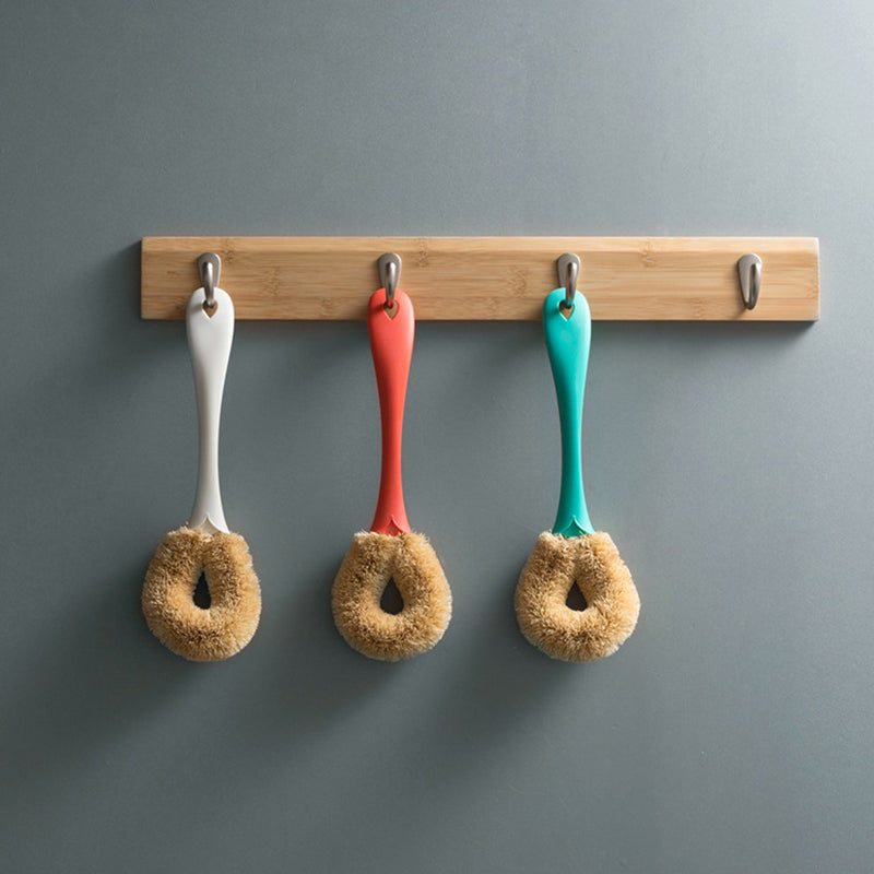 Fiber Non-stick Pan Brush Kitchen Dishwashing Cleaning Brushes