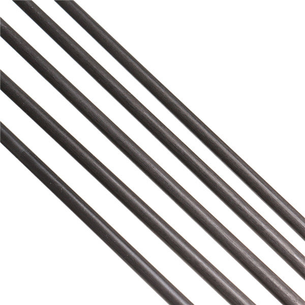 5pcs Black 4mm Diameter x 500mm Carbon Fiber Rods For Sand Table RC Airplane