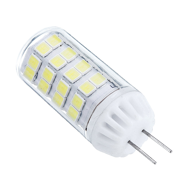 AC100-240V 4.5W No Strobe Ceramic G4 52LED Corn Light Bulb for Ceiling Chandelier Lamp Replacement