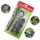 31pcs Garden Tie Set Plastic Grafting Clips Fastener Plant Vines Vegetable Tendril Clip Tree Fixation Strap