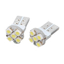 8Pcs 1156 T10 Festoon LED Car Interior Dome Map Lights License Plate Bulb Lamp Kit White