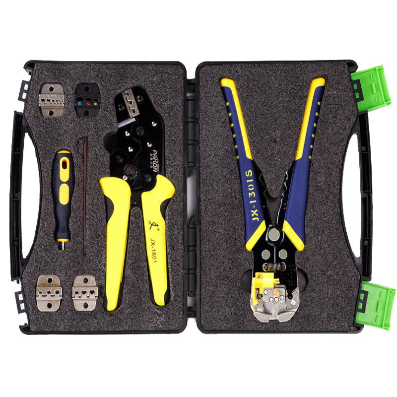 Paron JX-D5301 Multifunctional Ratchet Crimping Tool Wire Strippers Terminals Pliers Kit