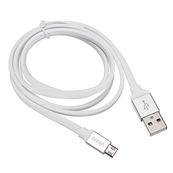 Onten OTN 7287 Lightning to Micro USB flat cable for Android devices Aluminum Alloy Shell