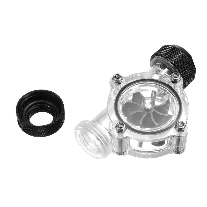G1/4" Flow Indicator Flow Meter For Visually Monitoring Coolant Flow Water Cooling Meter