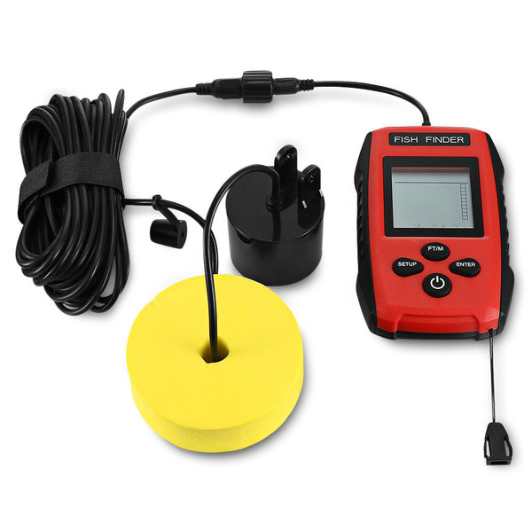 ZANLURE 45 100M 200KHz Sonar Beam LCD Screen IPX4 Fish Finder Fish Tracer Fishing Tool