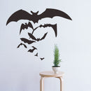 Miico FX3040 Halloween Sticker Creative Wall Sticker Bat Pattern Removable Sticker For Room Decoration