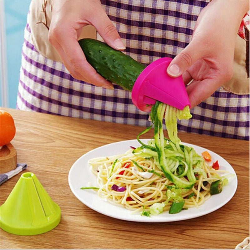 1Pc Kitchen Gadget Funnel Vegetable Carrot Radish Cutter Peeler