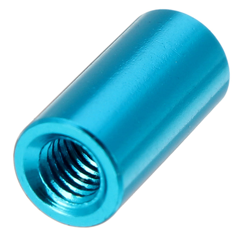 Suleve M3AR7 M3 Aluminum Alloy Standoff Studs 10-35mm Blue Round PCB Board Spacers Standoffs 10pcs