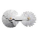 28Pcs Blades Whitworth UK 55 Degree Screw Pitch Thread Measuring Gauge Tool