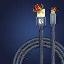 FLOVEME Denim Type C Fast Charging Data Cable 1M For Oneplus 6 5t Xiaomi Mi8 Mi6 Mix 2s Mi A1 S9+