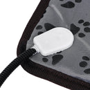 110V Electric Pet Heating Mat Winter Heated Blanket 2 Speeds Waterproof Cat Dog Heater Pads Bed Bite Resistant