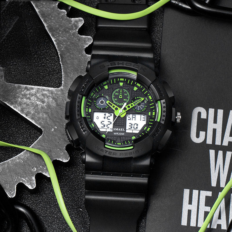 SMAEL 1027 Fashionable Male LED Digital Watch Light Shock Waterproof Sport Watch