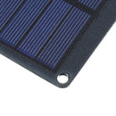 DC 18V 5.5W Portable Polycrystalline Solar Panel Battery Charger W/ Crocodile Clip Line