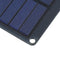 DC 18V 5.5W Portable Polycrystalline Solar Panel Battery Charger W/ Crocodile Clip Line