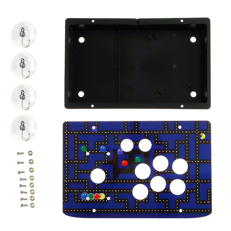 DIY Handle Arcade Joystick Game Controller Acrylic Panel Case Replacement