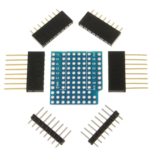 3Pcs ProtoBoard Shield Expansion Board For D1 Mini Double Sided Perf Board Compatible