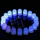 Finished Mini Aurora Suite Kit Electronic DIY Aurora LED 18 Light Diode Luminous Desktop Decorations