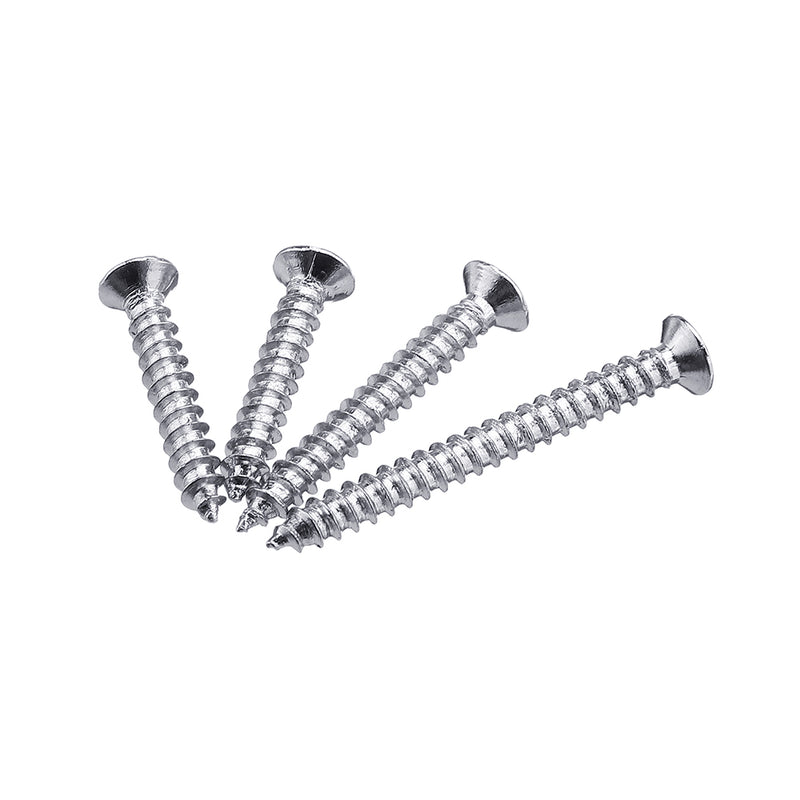 Suleve M2CP1 800pcs M2 Phillips Screw Flat Head Nickel-Plated Carbon Steel Self-Tapping Woodworking Screws Assortment Kit