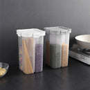 Food Storage Box Compartment Snack Removable Plastic Container Kitchen Case