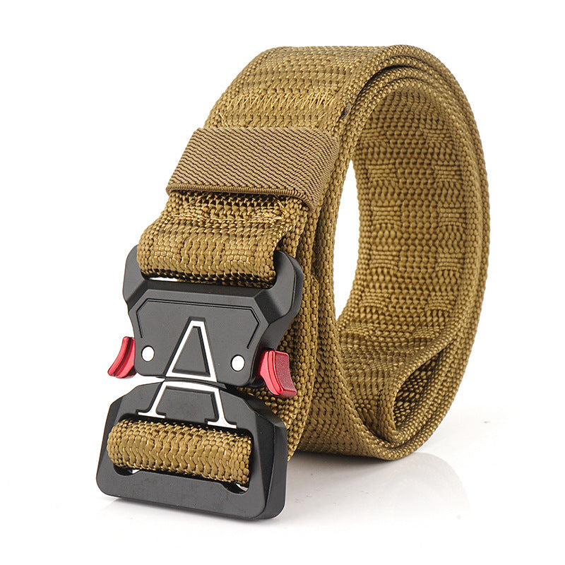 125cm ENNIU MH04 3.8cm Nylon Waist Belts Zinc Alloy Tactical Belt Quick Release Inserting Buckle