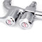 Wall Mount Single Cold Washing Machine Faucet 1/2'' Double Spouts 2 Handles Water Tap Garden Faucet Bathroom Bidet Faucet