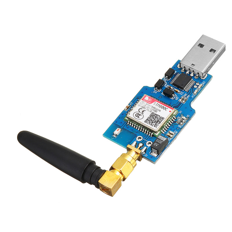 LC-GSM-SIM800C-2 USB to GSM Serial Port GPRS SIM800C Module with bluetooth Computer Control