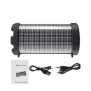 Portable LED bluetooth Speaker Splash-proof Stereo Surround Sound Outdoor Headset Support FM USB AUX TF Card