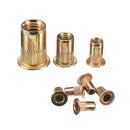 Suleve MXZN8 93Pcs Mixed Steel Rivet Nut Rivnuts Blindnuts Nutserts M3-M10 Nut Insert Rivet Assortment Kits