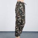 Women Camouflage Joggers Pants Sweatpants Loose Harem Drawstring Pants