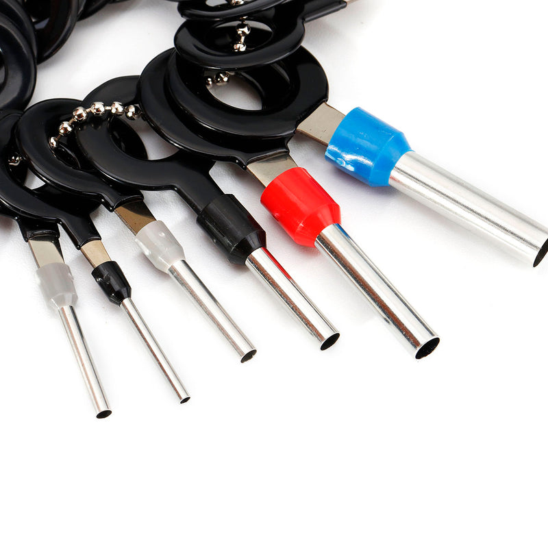 18Pcs Terminal Removal Tool Kit Wiring Connector Pin Release Extractor Electrical Wiring Extractor