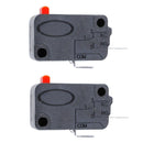 2Pcs Microwave Oven Door Micro Switch for LG GE Starion SZM-V16-FD-63 SZM-V16-FA-63
