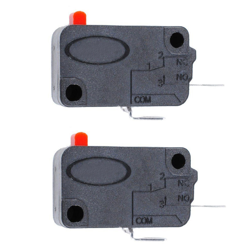 2Pcs Microwave Oven Door Micro Switch for LG GE Starion SZM-V16-FD-63 SZM-V16-FA-63