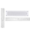 10pcs SYB-130 Experimental Board 19x4.6x0.8CM Breadboard Universal Plate Electronic Component