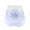 15 Degrees Incline Oblique Pet Cat Dog Bowl Detachable Cat Ears Shape Drinking Eating Feeding Bowl