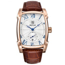 BENYAR 5114 Fashion Men Watch 3ATM Waterproof Date Display Leather Strap Quartz Watch