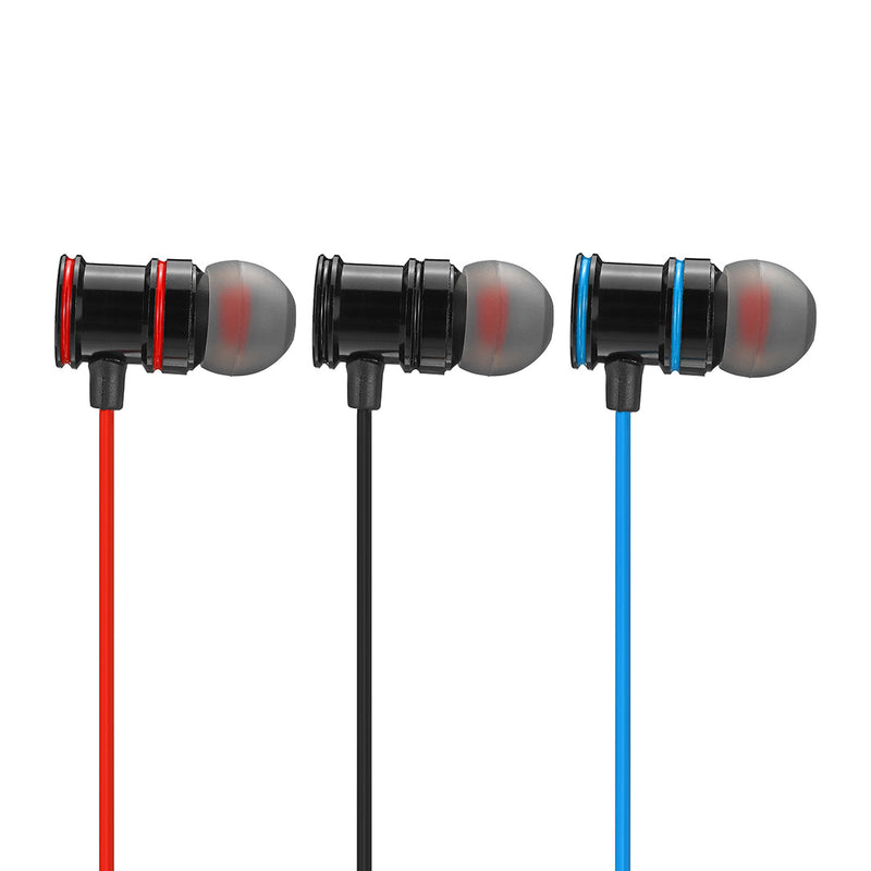 Metal Magnetic bluetooth 5.0 Earphone Wireless HiFi Stereo IPX5 Waterproof Handsfree Headphone With HD Mic